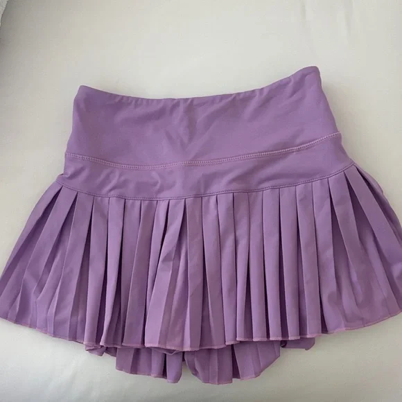 Purple Gold Hinge Mini Skirt - Picture 3 of 4